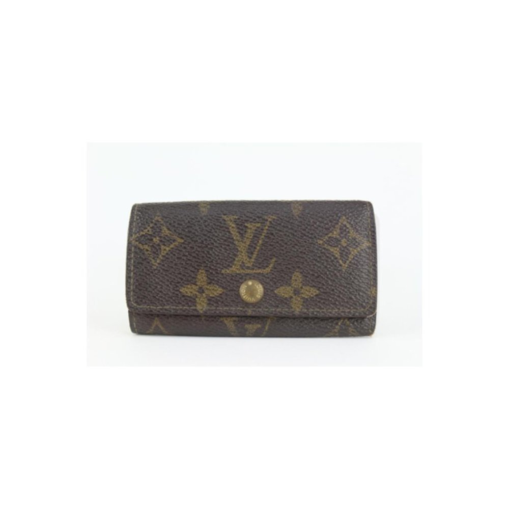 Louis Vuitton Monogram 4 Key Holder Multicles Case 1130lv15